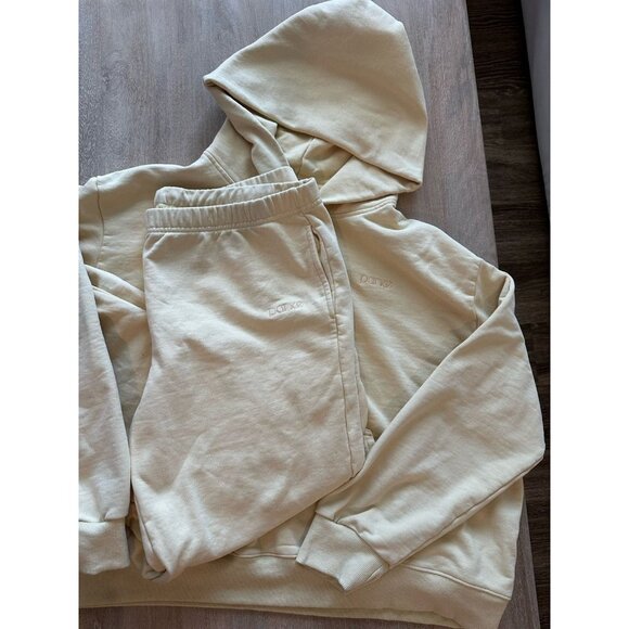 Parke Butter Yellow SET Hoodie + Sweatpants Size XXL Spring Cozies Collection - Picture 1 of 14